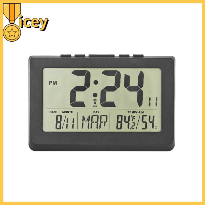 นาฬิกาอิเล็กทรอนิกส์มีฟังก์ชันเลื่อนกลับขารองรับหลังแสดงเวลา12-24ชม-จอแสดงผล-lcd-โต๊ะเอนกประสงค์นาฬิกา