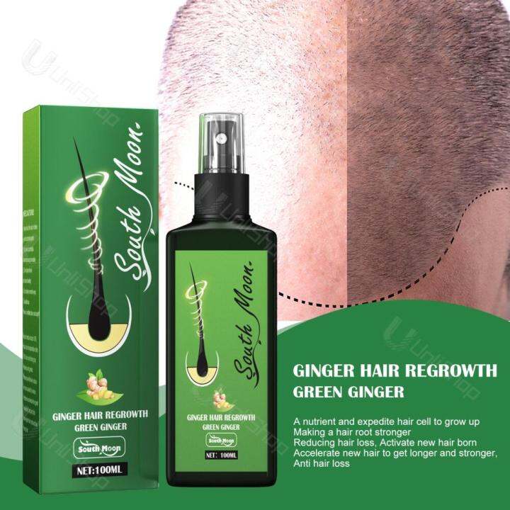 South Moon Ginger Hair Growth Spray Essential Oils Hair Loss Treatment ...