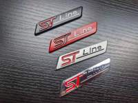 20X โลหะ Chrome Matt Silver สีดำสีแดง STline ST Line ป้ายสัญลักษณ์รถ Auto Decal 3D สติกเกอร์สัญลักษณ์สำหรับ Ford Focus ST Mondeo