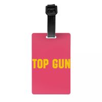 【DT】 hot  Custom Maverick Top Gun Luggage Tag Privacy Protection Baggage Tags Travel Bag Labels Suitcase