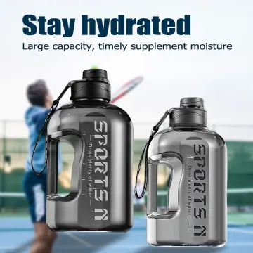 2.7L/1.7L Water Bottle Hiking Fitness Camping Outdoor Large Leakproof Gym  Bottle