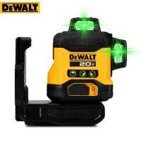 Dewalt เลเซอร์วัดระดับสูงสุด20V แบตเตอรี่ลิเธียม12เส้น DCLE34031เลเซอร์โปรเจคเตอร์เลเซอร์สายสีเขียว40M ทำงานในร่มกลางแจ้ง