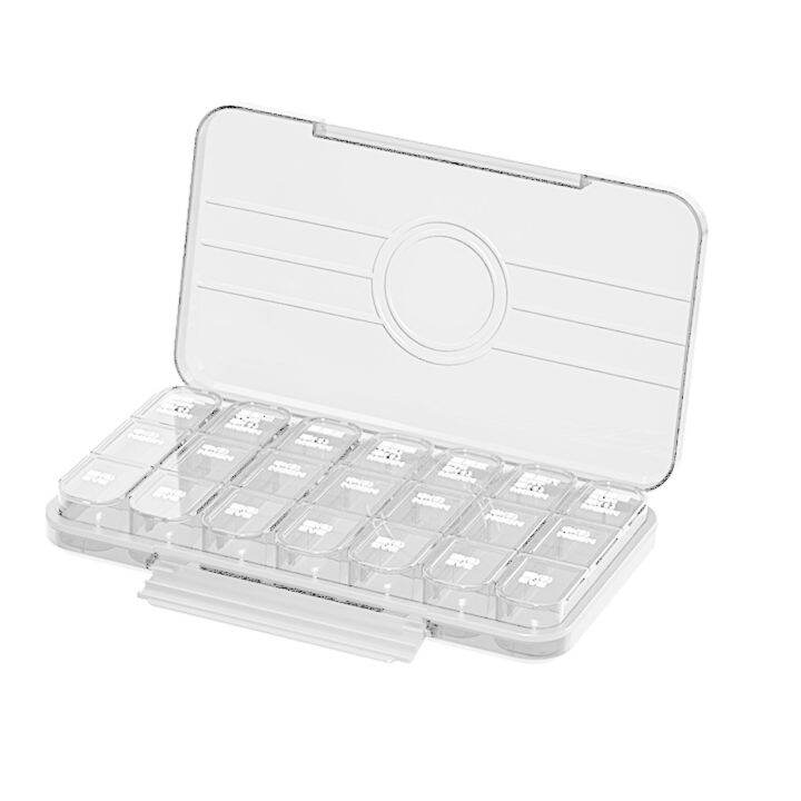 Portable Medicine Box Large Capacity Medicine Organizer for Business