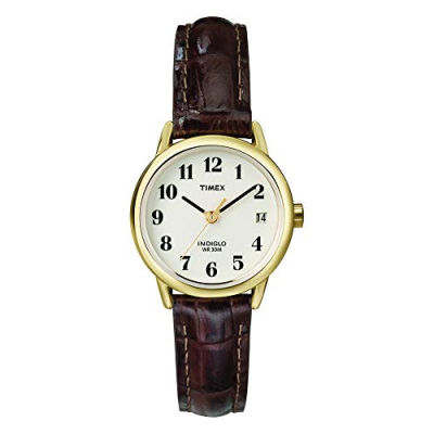 Timex Womens Easy Reader 25mm Watch White Brown
