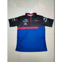 2023 New Fashion  Kvyat Gasly team lapel polo shirt mens racing quick-drying short-sleeved round neck t-shirt，Size: XS-6XL Contact seller for personalized customization of name and logo