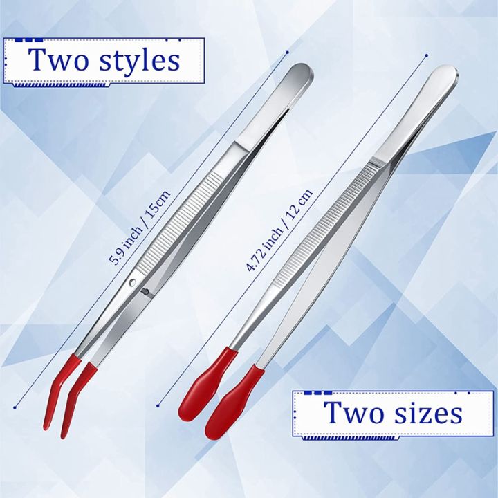 6-pcs-of-rubber-tip-tweezers-pvc-silicone-precision-tweezers-laboratory-industrial-hobby-craft-tweezers-tool