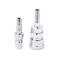 2 Pcs 8Mm Pneumaticท่อลมรุ่นข้อต่อเชื่อมคอมเพรสเซอร์