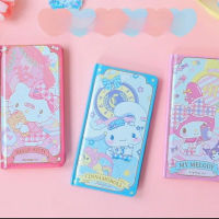 ร้อน Sanrio โน๊ตบุ๊ค Kawaii อะนิเมะ H Ello K Itty Kuromi มือบัญชีแยกประเภทหนังสือ Notepads ไดอารี่วาระ S Crapbook นักเรียนโรงเรียนสำนักงาน