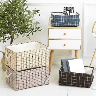 2022 New Cube Folding Storage Box Foldable Linen Storage Basket Bins Fabric Organizer Office Bedroom Closet Toys Laundry Basket