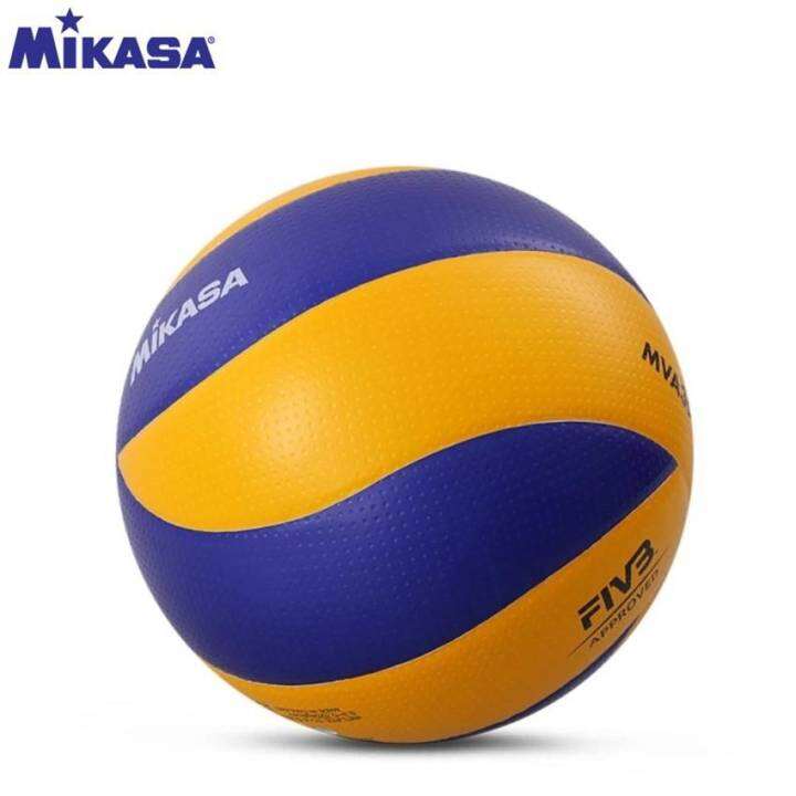 fivb-official-original-mikasa-mva300-ลูกวอลเลย์บอล-หนัง-pu-นุ่ม-ไซซ์-5-ลูกบอล-กีฬา-ออกกำลังกาย-ลูกบอลใช้ในงานโอลิมปิค-แถมฟรี-ตาข่ายใส่ลูกบอล-เข็มสูบลม