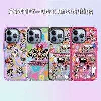 Casetify เคสโทรศัพท์มือถือแบบนิ่ม กันกระแทก ลายการ์ตูนตํารวจ ผู้หญิง สําหรับ IPhone 14 13 12 11 Pro Max