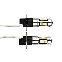 Parts Fog Light Super Bright 6000K White Accessory Canbus DC 12V-24V H3 Kit LED Replacement 1800LM 1Pair Bulbs Bulbs  LEDs  HIDs