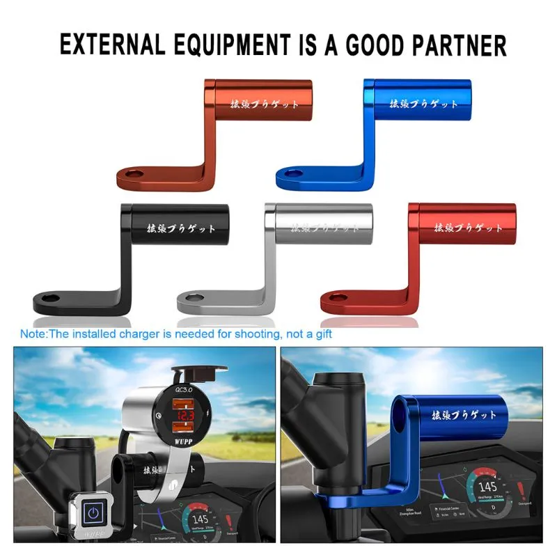 Motorcycle Expansion Rack Rear View Handlebar Mirror Mount Adapter Motorbike Expansion Bracket For Phone Holder Stand Lazada Ph