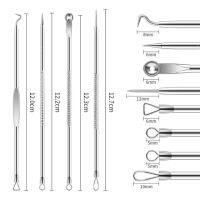 ใหม่จุดดำสิวเครื่องกำจัดสิวหัวดำเครื่องมือชุดเข็มสำหรับบีบสิวเครื่องมือช้อนสำหรับ Face เครื่องดูดทำความสะอาดพ่อ