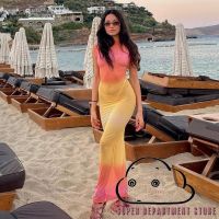 COD DSTGRTYTRUYUY SUPER-Women Y2k Print Sheer Mesh Cover Up See Through Bikini Vintage Beach Tank Dress