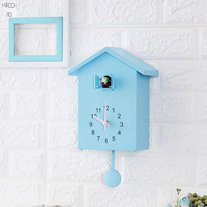 HIROCHAO With Clock Pendulum Cuckoo Wall Clock House Shape Accurate