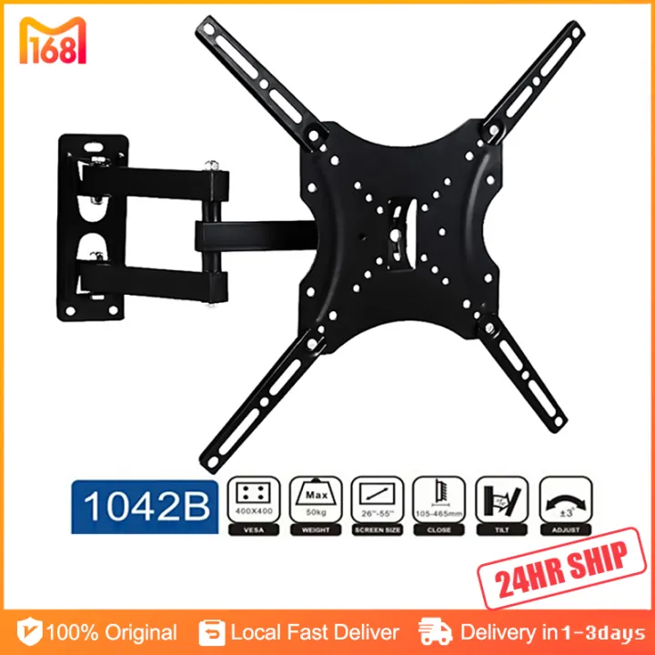 X400 Monitor Telescopic Extension Universal TV Wall Mount Bracket for
