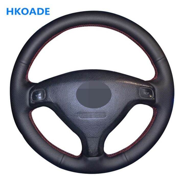 diy-sweat-car-steering-wheel-cover-for-opel-astra-g-1998-2007-zafira-a-1999-2005-chevrolet-sail-2003-black-artificial-leather