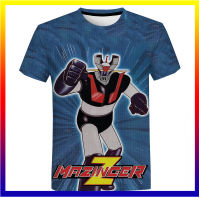 ใหม่ Mazinger Z - เสื้อยืดหุ่นยนต์อะนิเมะการพิมพ์ 3D Street Wear ผู้ชายแฟชั่นพลัสขนาดเสื้อยืดแขนสั้นเด็กเสื้อยืดเสื้อผ้าด้านบน XS-5XL