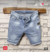 Quần Short Jean Nam màu xanh, Quần Short Jean Nam cao cấp