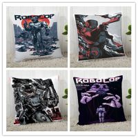 [Dudu home furnishing] RoboCop ปลอกหมอนโพลีเอสเตอร์ปลอกหมอนตกแต่งซิปปลอกหมอนปลอกหมอนสี่เหลี่ยมขนาด40X40ซม.