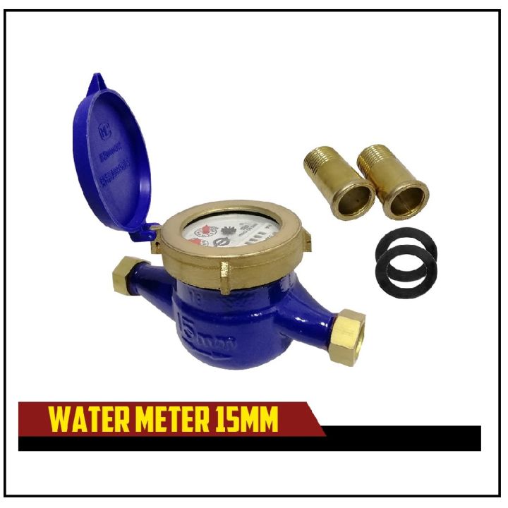 WATER METER WATER SUB METER HEAVY DUTY BODY BRASS 15mm 1/2 DRY TYPE ...