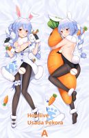 【hot】❣ Dakimakura Anime Hololive Usada Pekora Double-sided Print Of Life-size Pillowcase Gifts Can be