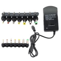 hot【DT】 Adjustable Charger Voltage Supply Converter 220V TO 12V 9V 6V 5V 7 Plug 30W