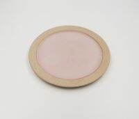 ICONCRAFT Rim Side Bread Plate Natural Crepe Pink Poungphet by BPC