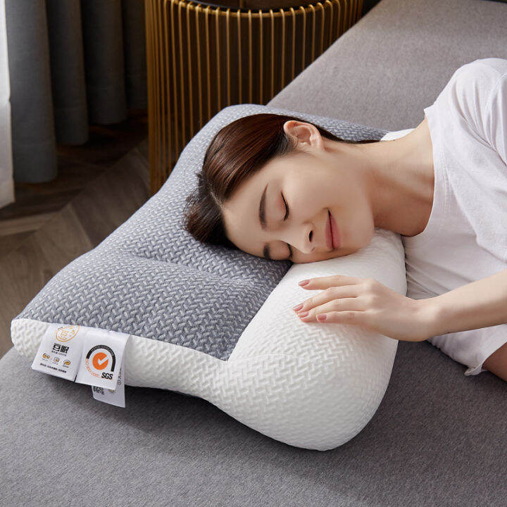 Japanese soybean fiber pillow reverse traction cervical vertebra repair