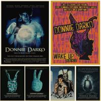 ข้อเสนอพิเศษสำหรับ Donnie Darko Vintage Brown Canvas Poster-เหมาะสำหรับห้องนั่งเล่นบาร์ Cafe Wall Art-ซื้อสามแถมหนึ่ง