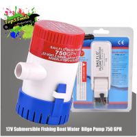 ปั้มดูดน้ำใต้ท้องเรือ 750gph 1100gph 12V 1100GPH Non Automatic Bilge Pumps และสวิสซ์ลูกลอย