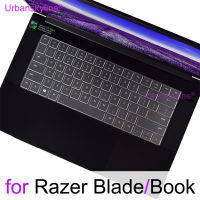 แป้นพิมพ์ปกคลุมสำหรับ Razer Blade 15 17 Pro 14ชิงทรัพย์หนังสือ13 2021 2020 2019 2018ซิลิโคนป้องกันผิวกรณีอุปกรณ์เสริม TPU