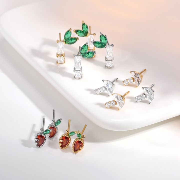 cc-female-carrot-mushrooms-stud-earrings-jellyfish-crab-earring-jewelry-gifts