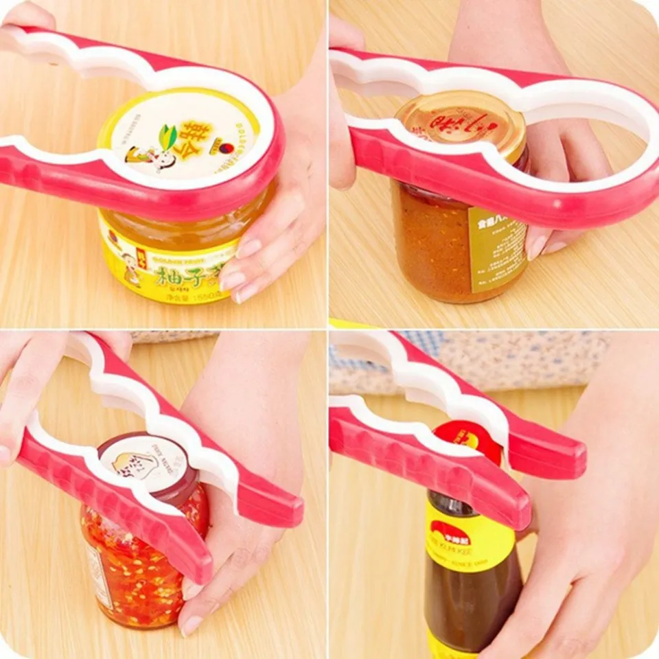 1PC Multifunctional Yellow Can Opener Kitchen Gadgets