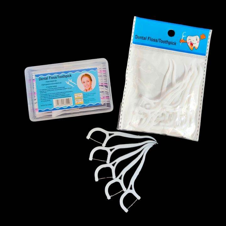 H&H Dental Floss Flosser Picks Teeth Toothpicks Stick Tooth Clean Oral