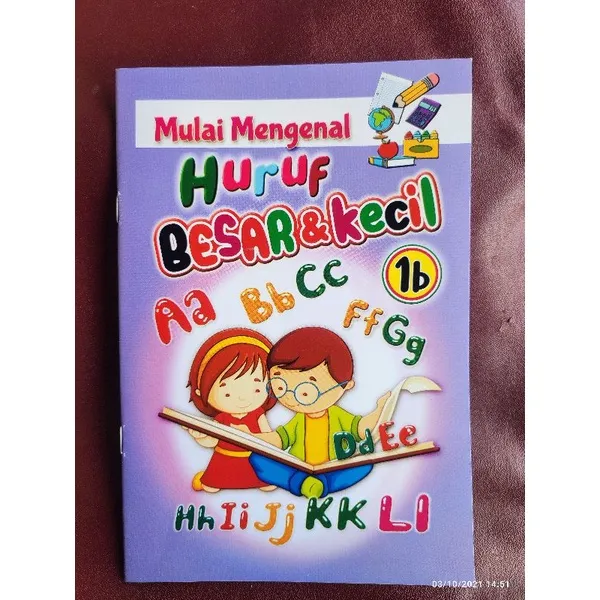 Buku MULAI MENGENAL HURUF BESAR & KECIL 1b Untuk Anak TK | Lazada Indonesia