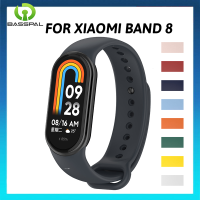 สายรัดสำหรับ Xiaomi สมาร์ทแบนด์8 NFC อะไหล่สร้อยข้อมือซิลิโคน Miband สายรัดข้อมือ8 Correa Mi Band 8อุปกรณ์สายรัดนาฬิกาสปอร์ต