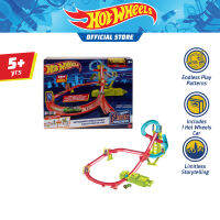 HOT WHEELS NEON SPEEDERS Skyscraper Speed Circuit Track Set ชุดรางฮอตวีลนีออนสปีดเดอร์ ซิ่งรอบตึกระฟ้า HPC07