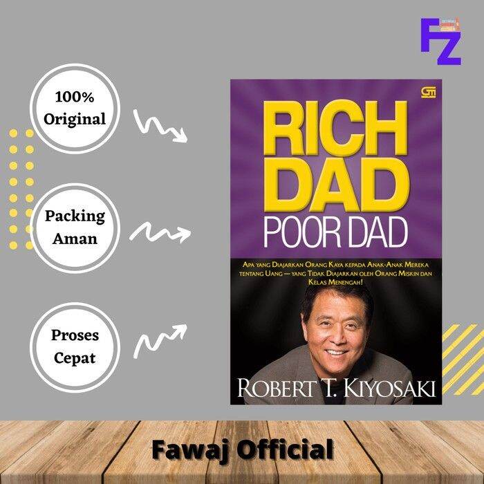 Buku Rich Dad Poor Dad Ed Revisi Karya Robert T Kiyosaki Original