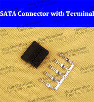 50ชิ้นขาประเภท3811- SATA ขั้วต่อสายไฟครึ่งชุบทองจีบขั้ว Pins ชุดของ: ขั้วเปลือก