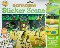 Dinosaur Sticker Scene, Kids crafts, Kids Toys, Kids arts &amp; Crafts, Arts and Crafts, Craft Kit, DIY Craft Kids, Stickers