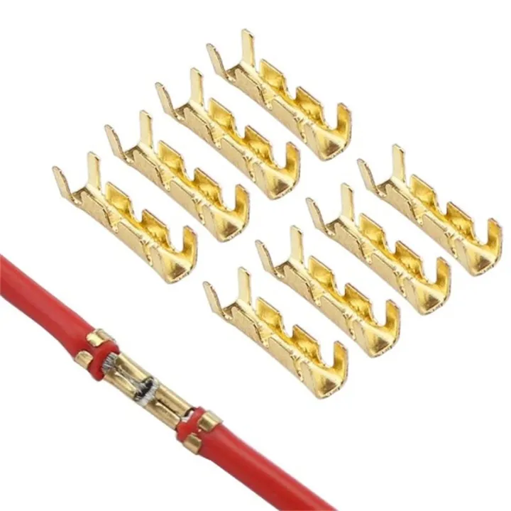 HITN Uninsulated Female Spade Terminal Connectors Terminals Crimp ...