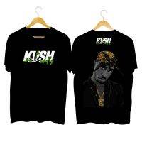 เสื้อยืด KUSH ลายตัวอักษร พิมพ์ลาย แขนสั้น Cotton ผ้าใส่สบาย นุ่ม ดีไซน์ออริจินัล ใส่ได้ทั้งชายและหญิง ราคาเป็นกันเอง