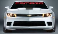 【car parts】สำหรับ Chevy Camaro กระจกรูปลอกสติ๊กเกอร์หน้าต่างแล็ปท็อปกราฟิกแบนเนอร์