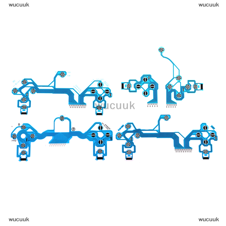 wucuuk-สำหรับ-ps4-ds4-pro-slim-controller-ฟิล์มนำไฟฟ้าสีฟ้า-jds-050-040-030-010