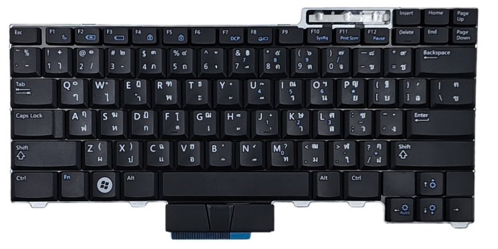 keyboard-คีย์บอร์ด-dell-latitude-e6400-e6500-e5500-e5400-e5510-e5410-ไม่มีไฟ