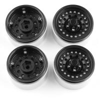 4PCS  Metal Beadlock Wheel Hub Rim Fit 1.9 Tires for 1/10 RC Crawler Axial SCX10 90046 D90 Drawstring Bags