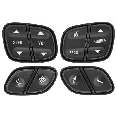 Car Steering Wheel Switch Control Buttons Replacement Parts For Chevy Silverado 1500 GMC Yukon US 21997738 21997739 1999442 1999443