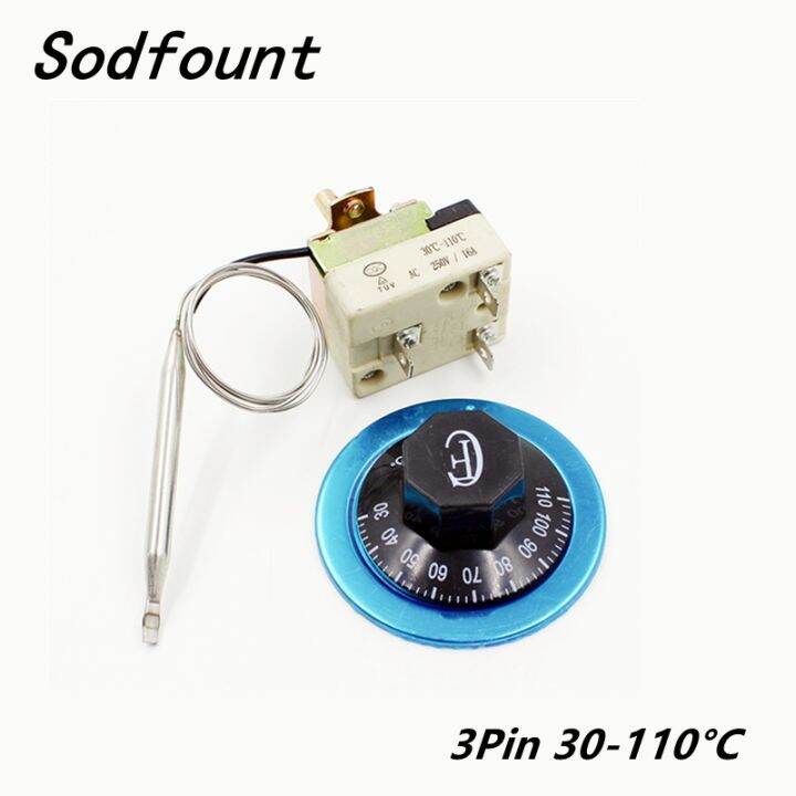 Oven Temperature Thermostat Dial Centigrade Ceramic Heater Adjustable